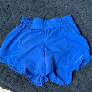Lululemon Athletica Blue Athletic Shorts Lightweight Moisture-Wicking